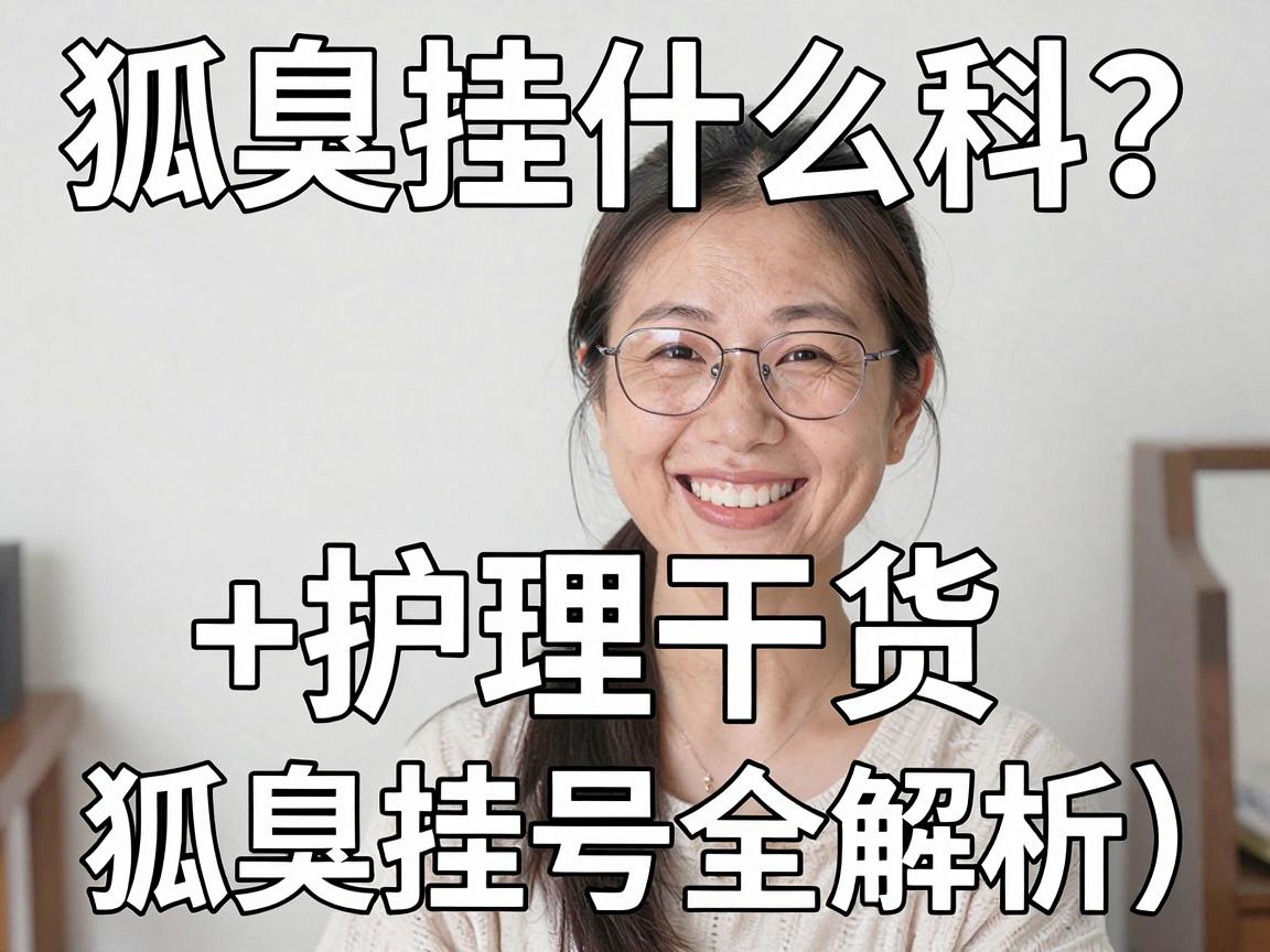 狐臭挂什么科？挂号指南+护理干货，别再挂错号白跑一趟（狐臭挂号全解析）
