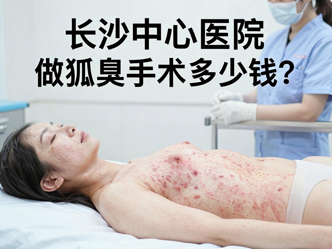 长沙中心医院做狐臭手术多少钱？一文说清腋臭手术费用与价格真相