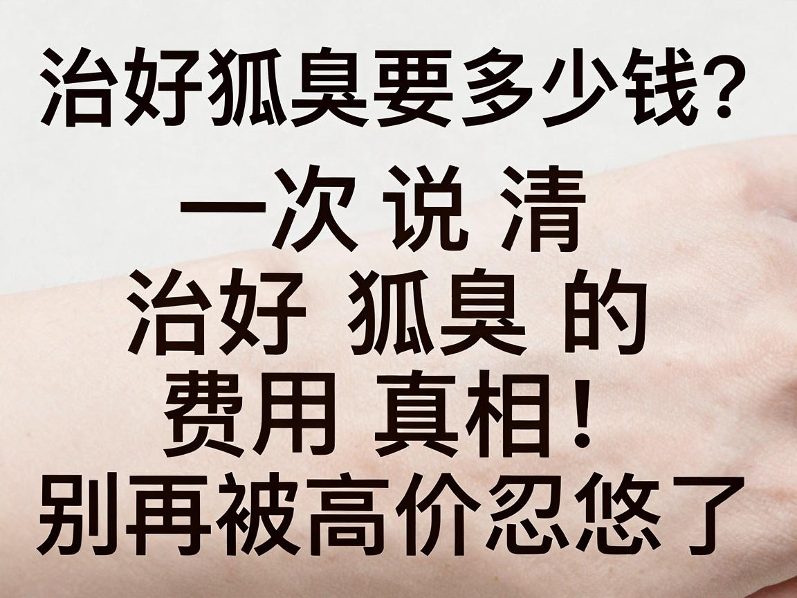 治好狐臭要多少钱？一次说清治好狐臭的费用真相，别再被高价忽悠了