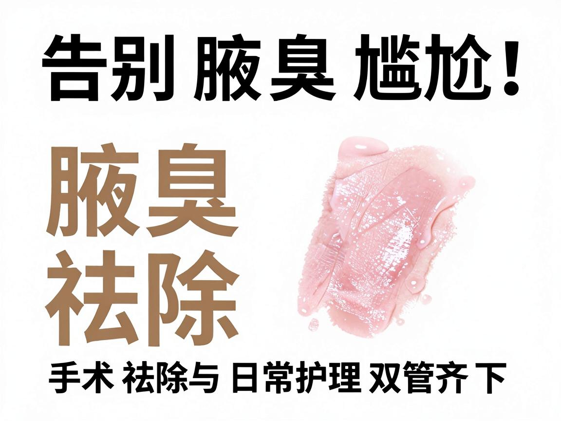 告别腋臭尴尬！腋臭祛除方法大盘点，手术祛除与日常护理双管齐下