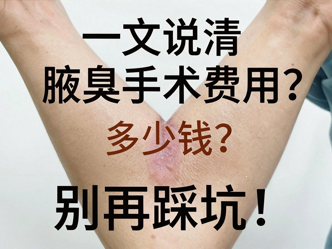 腋臭手术多少钱？一文说清腋臭手术费用，别再踩坑！