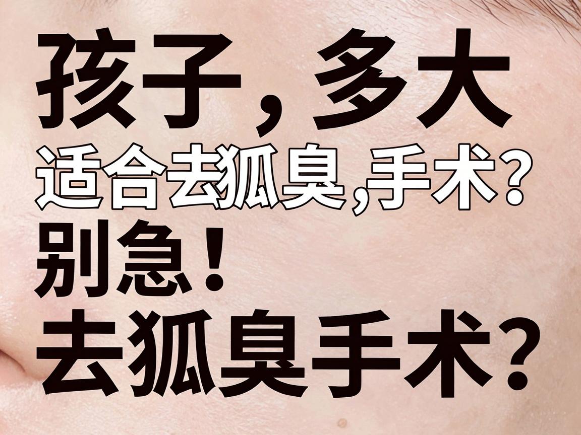 孩子多大适合做去狐臭手术?去狐臭手术,别急!先看这份年龄说明书 孩子多大适合做去狐臭手术?去狐臭手术,别急!先看这份年龄说明书