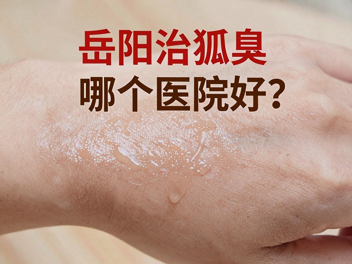 岳阳治狐臭哪个医院好？治狐臭医院选择，关键看这三点