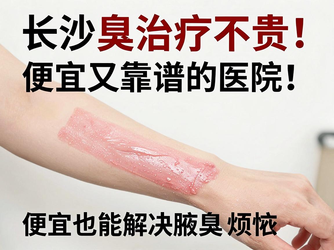 长沙腋臭治疗不贵！便宜又靠谱的医院，便宜也能解决腋臭烦恼