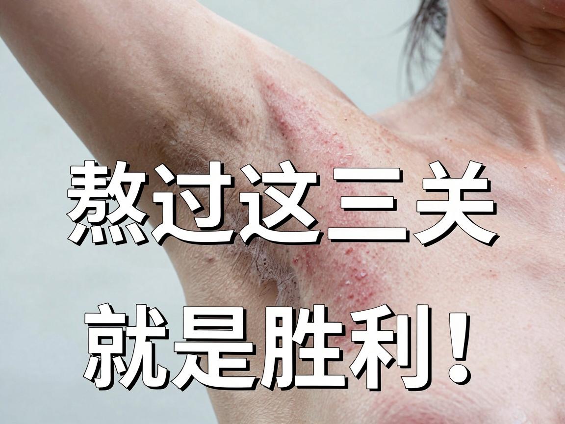 腋臭手术最难熬的三个阶段，熬过这三关就是胜利！