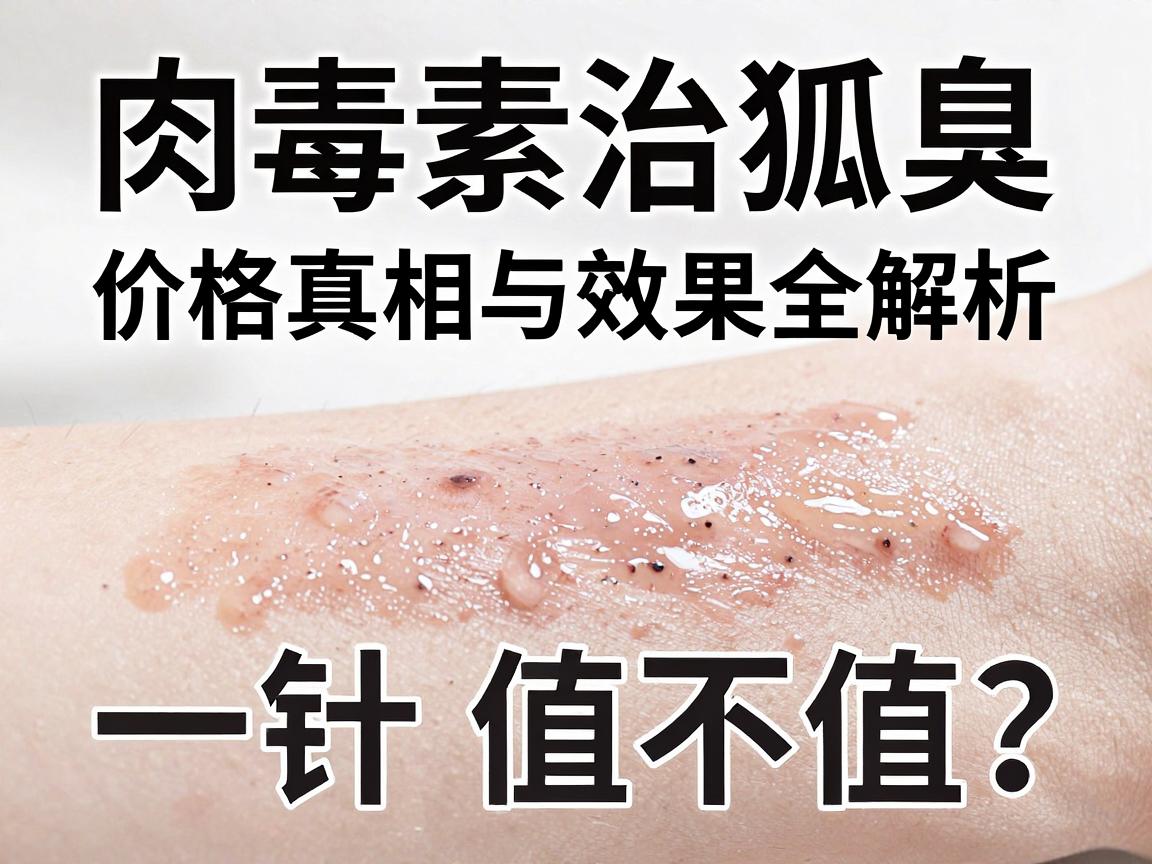 一针肉毒素治狐臭多少钱？价格真相与效果全解析，肉毒素治狐臭，一针值不值？