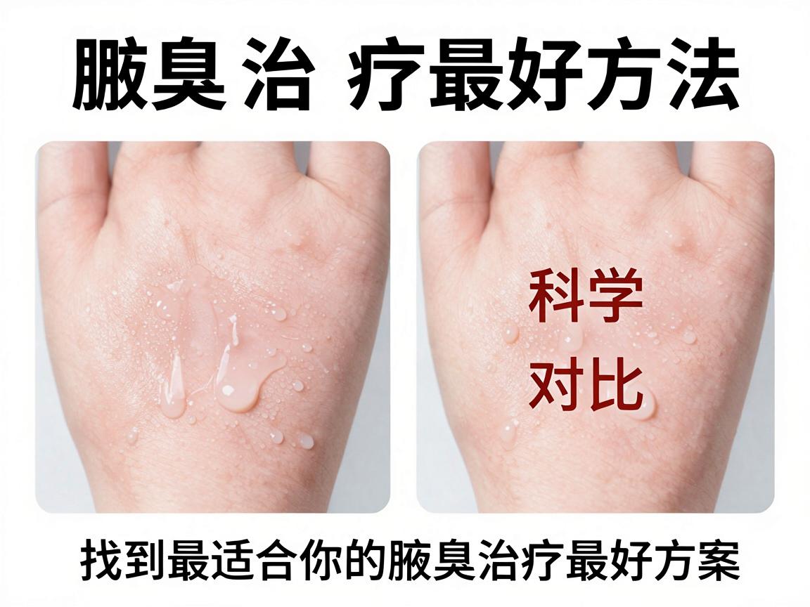腋臭治疗最好方法，科学对比，找到最适合你的腋臭治疗最好方案
