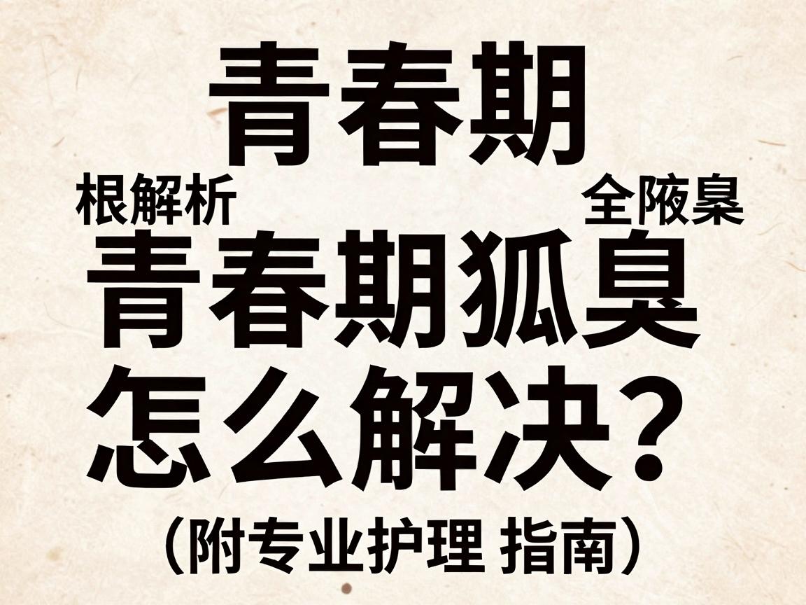 青春期狐臭怎么解决?青春期狐臭根除方案全解析(附专业护理指南) 青春期狐臭怎么解决?青春期狐臭根除方案全解析(附专业护理指南)
