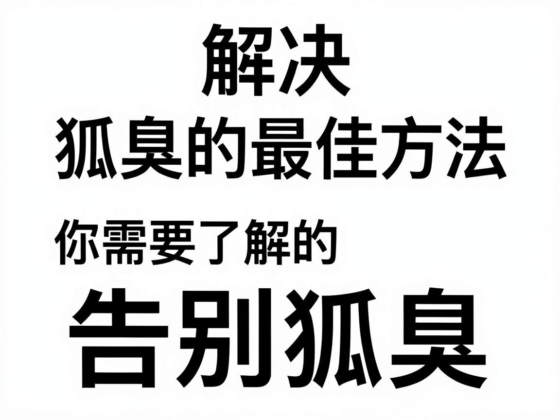 解决狐臭的最佳方法,告别狐臭,你需要了解的三个核心方法 解决狐臭的最佳方法,告别狐臭,你需要了解的三个核心方法