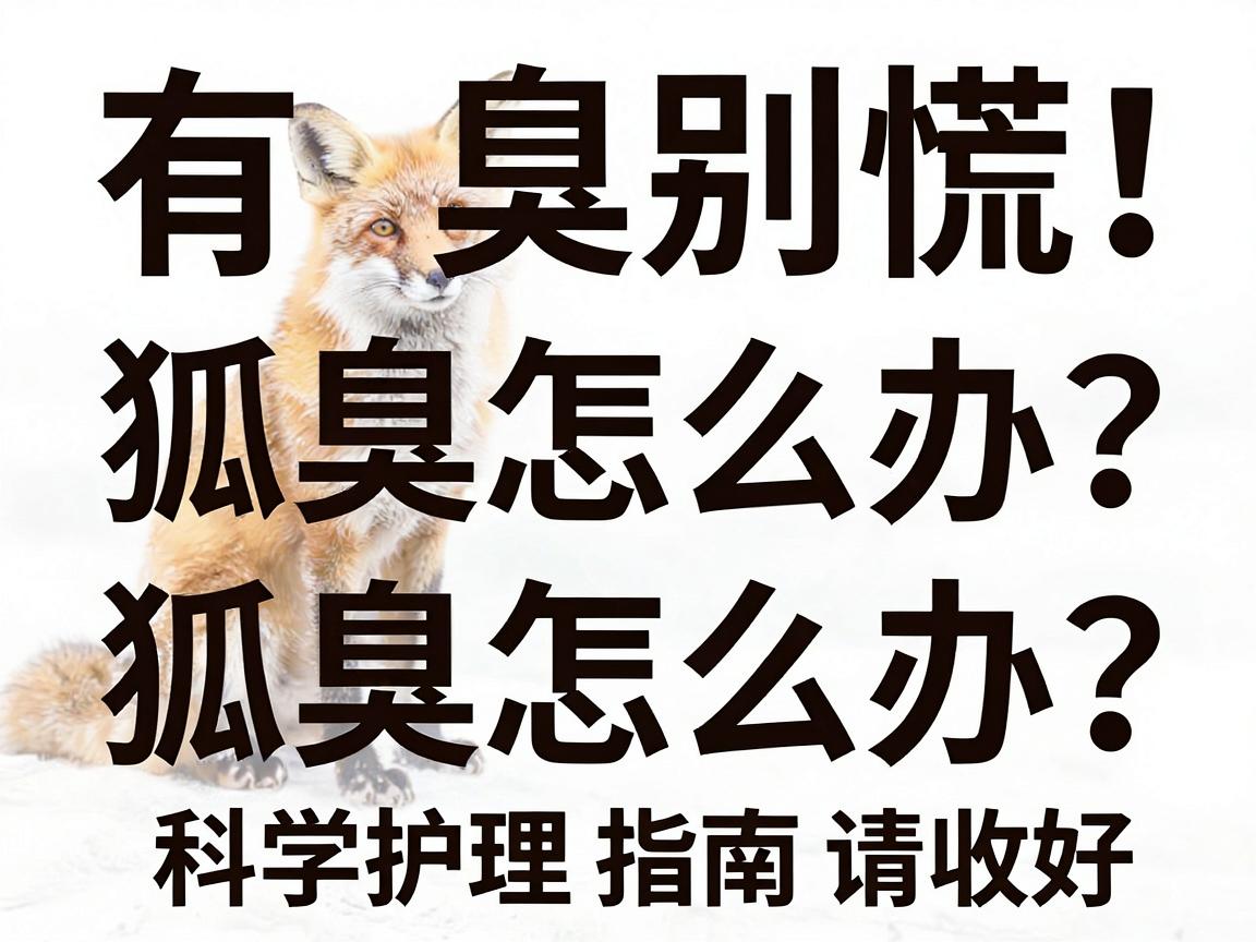 有狐臭别慌！狐臭怎么办？这份科学护理指南请收好