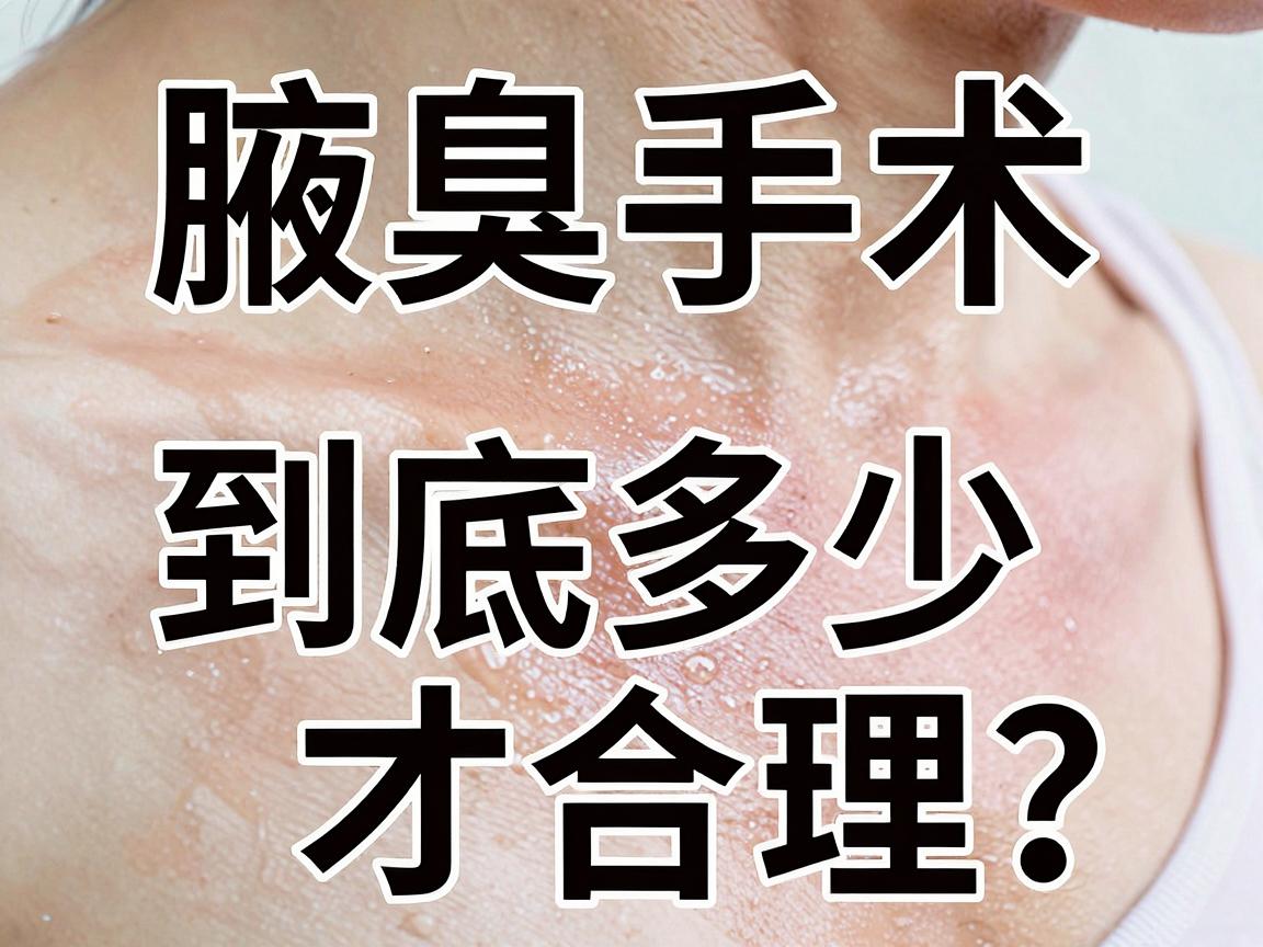 腋臭手术费用大揭秘！腋臭手术费用到底多少才合理？