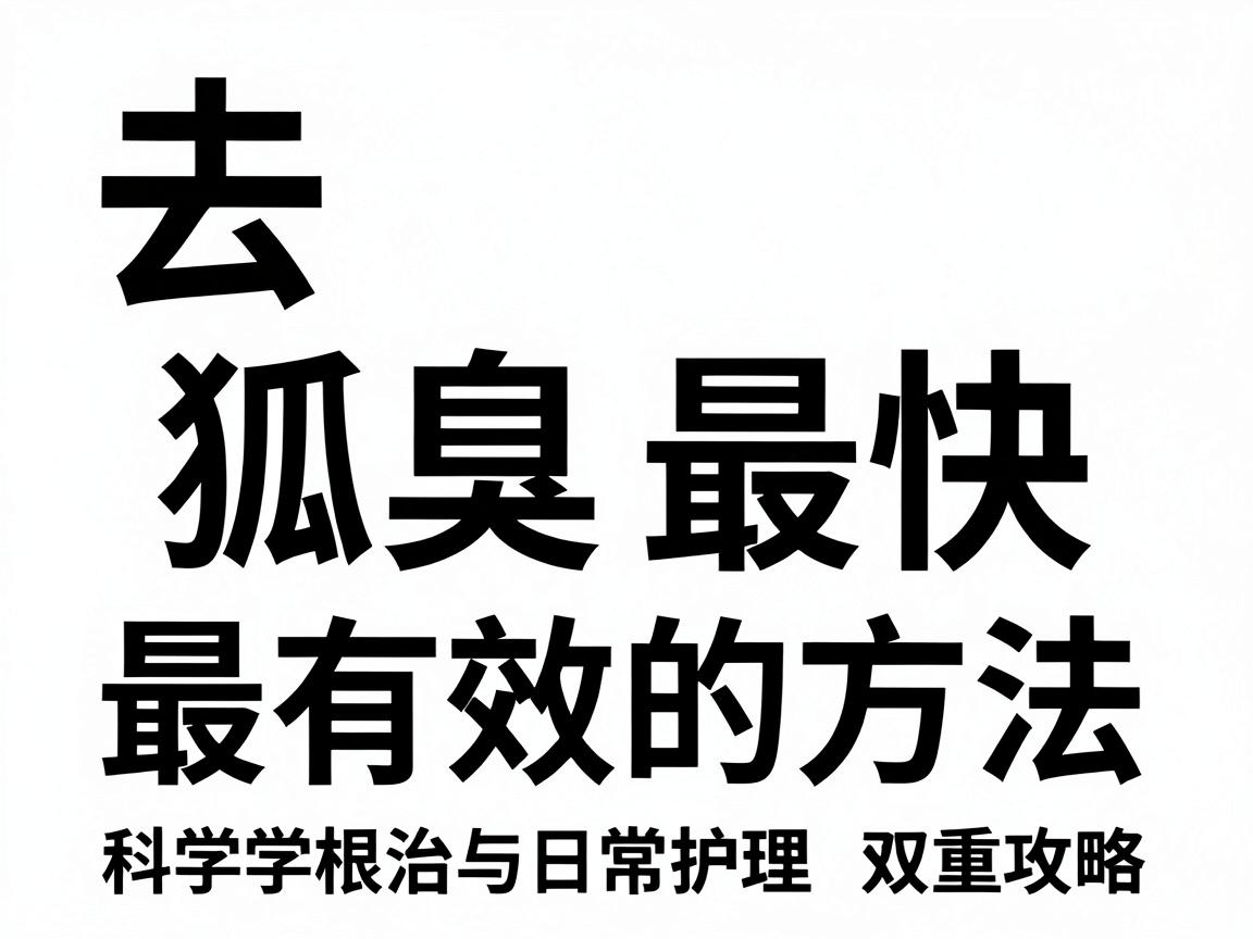 去狐臭最快最有效的方法，科学根治与日常护理双重攻略