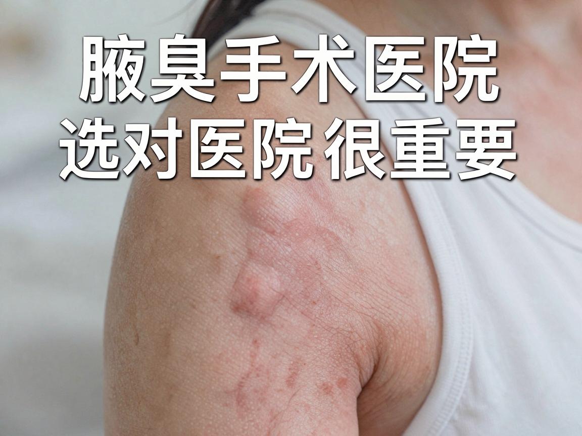 腋臭手术选对医院很重要，这篇腋臭手术医院指南帮你少走弯路