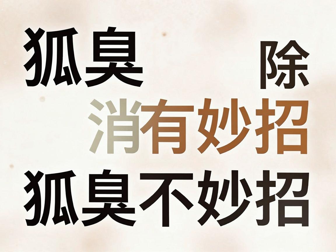 狐臭消除有妙招，科学消除狐臭不踩坑，消除狐臭的完整攻略来了