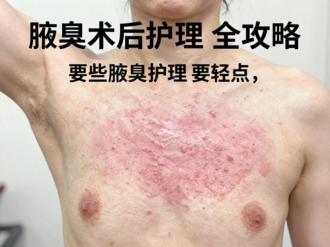 腋臭术后护理全攻略，这些腋臭护理要点，助你腋臭康复更轻松