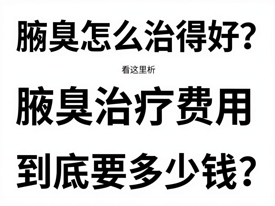 腋臭怎么治得好?腋臭治疗费用到底要多少钱?全面解析看这里! 腋臭怎么治得好?腋臭治疗费用到底要多少钱?全面解析看这里!