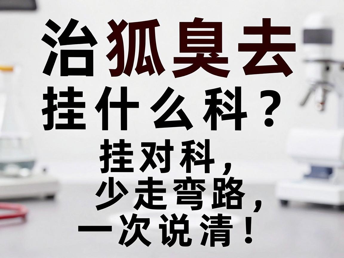 治狐臭去医院挂什么科？挂对科，少走弯路，一次说清！