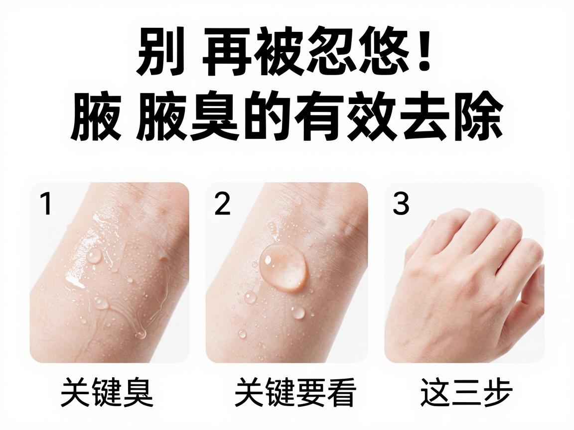 别再被忽悠！腋臭腋臭的有效去除，关键要看这三步