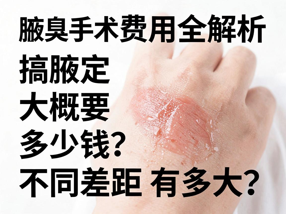 腋臭手术费用全解析，搞定腋臭大概要多少钱？不同方案价格差距有多大？