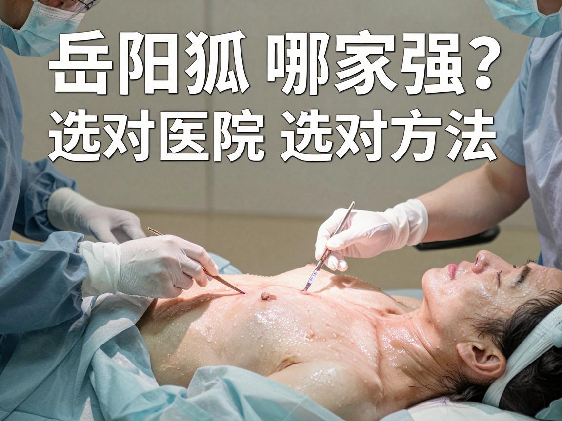 岳阳狐臭手术哪家强？选对医院选对方法，告别腋臭不是梦