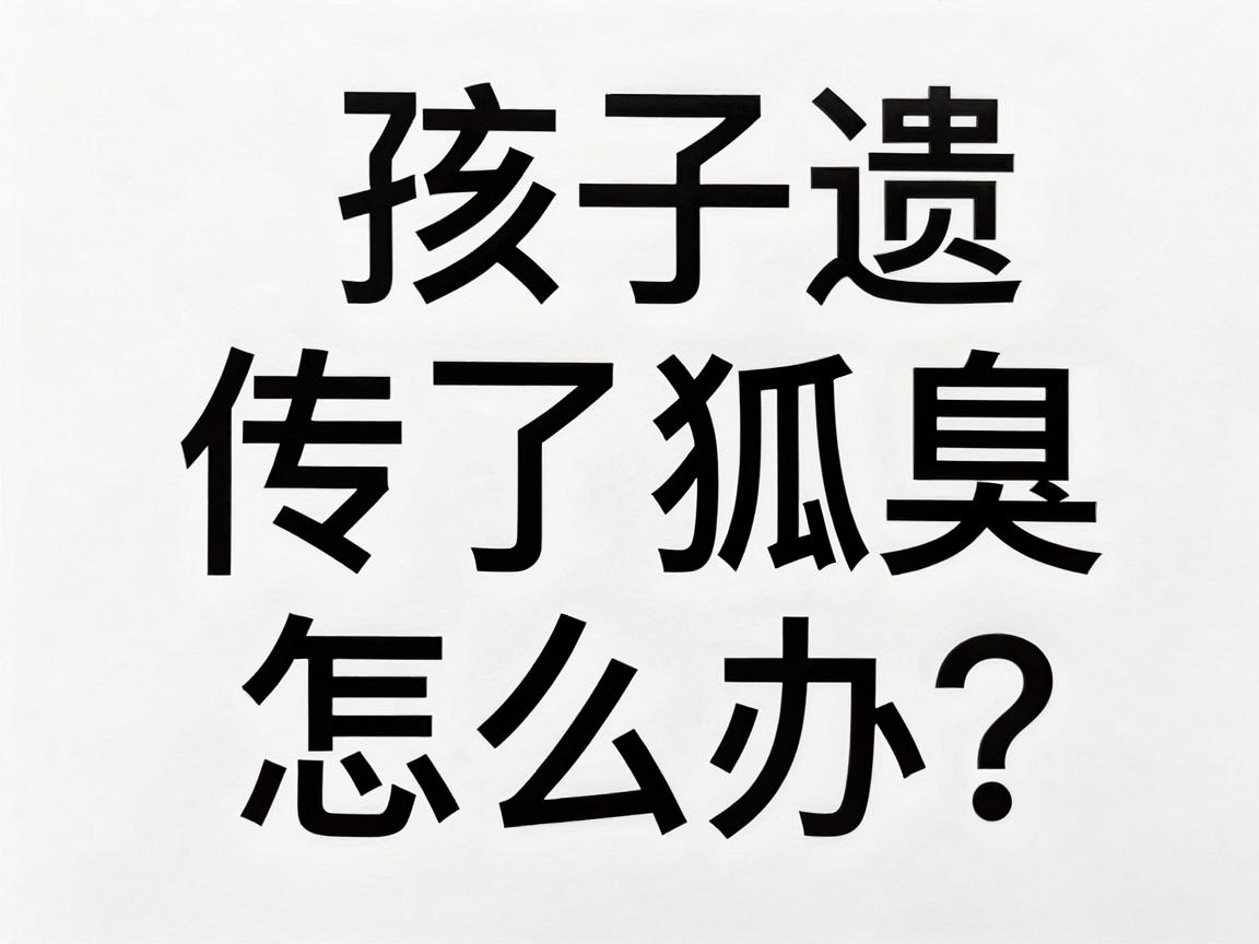 孩子遗传了狐臭怎么办？家长别慌，科学应对孩子遗传狐臭的完整指南