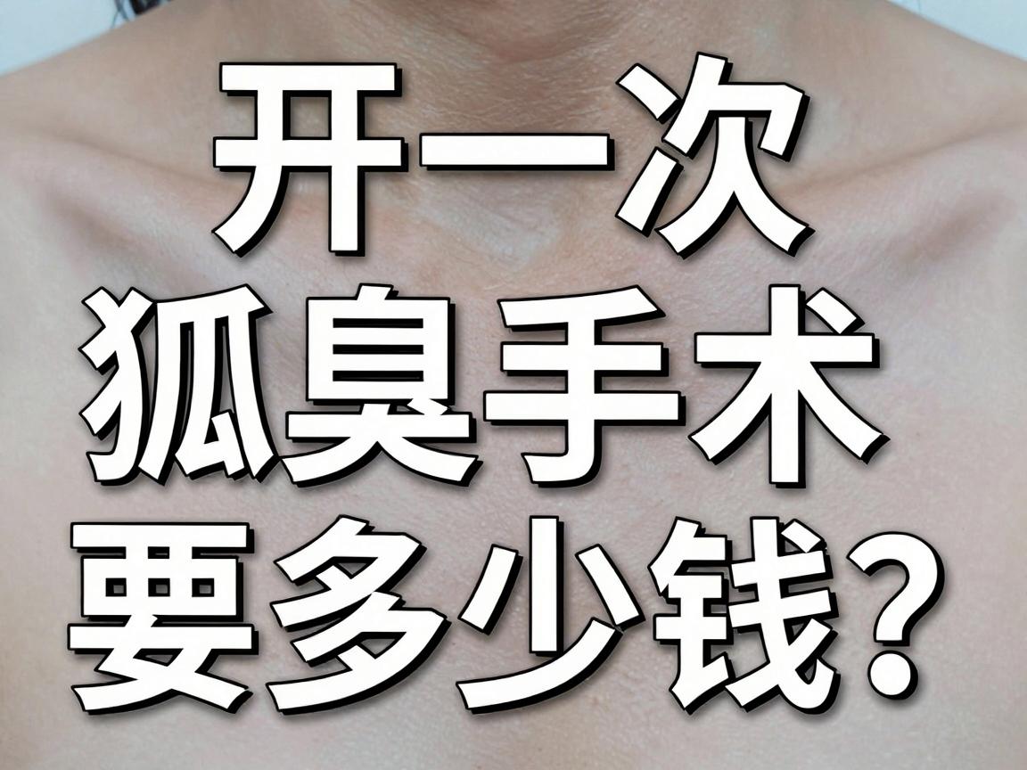 开一次狐臭手术要多少钱?揭秘狐臭治疗费用背后的真相 开一次狐臭手术要多少钱?揭秘狐臭治疗费用背后的真相