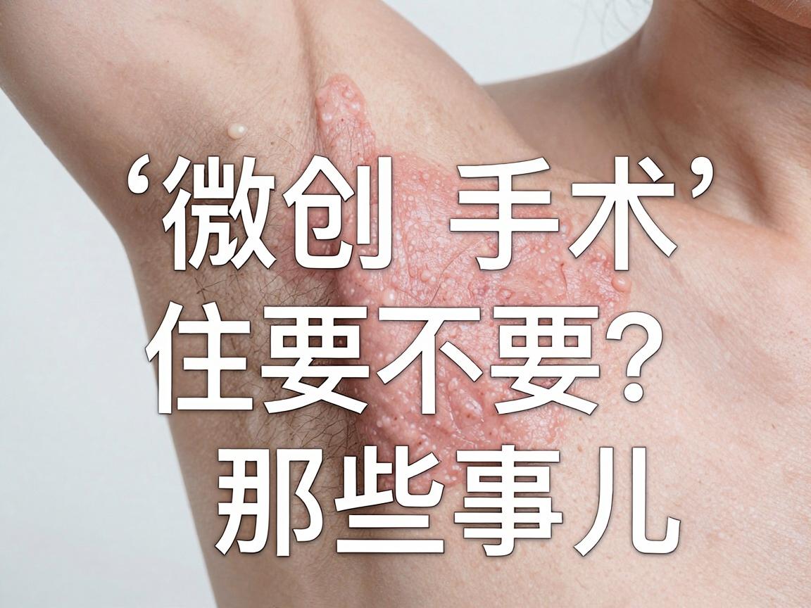 腋臭微创手术要不要住院?一文说清腋臭手术住院的那些事儿 腋臭微创手术要不要住院?一文说清腋臭手术住院的那些事儿