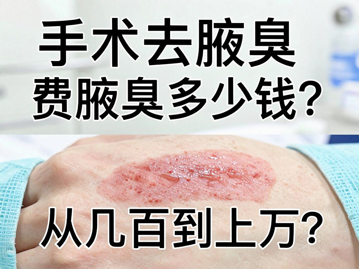 手术去腋臭多少钱？手术去腋臭费用全解析，从几百到上万，差价到底差在哪？