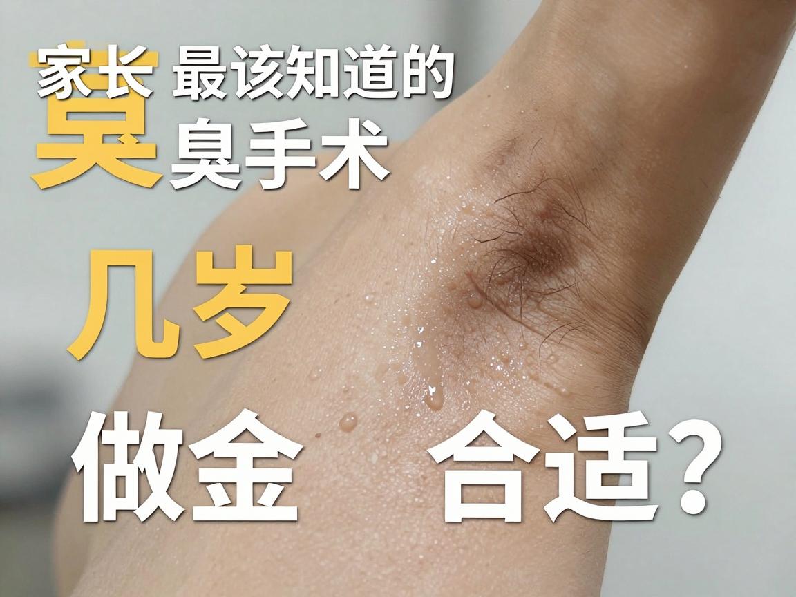腋臭手术几岁做合适?家长最该知道的腋臭手术黄金年龄与时机 腋臭手术几岁做合适?家长最该知道的腋臭手术黄金年龄与时机