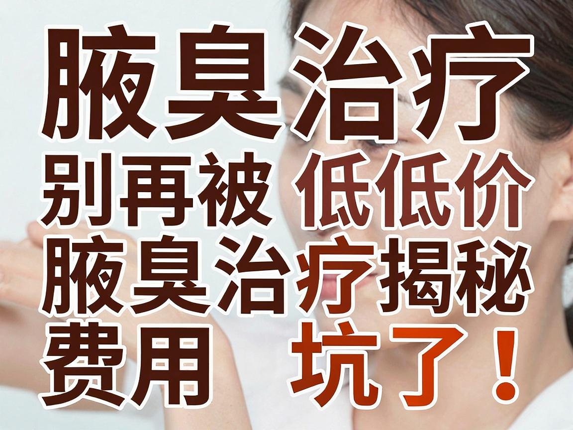 腋臭治疗费用大揭秘，别再被低价腋臭治疗费用坑了！这份真实腋臭治疗费用清单请收好