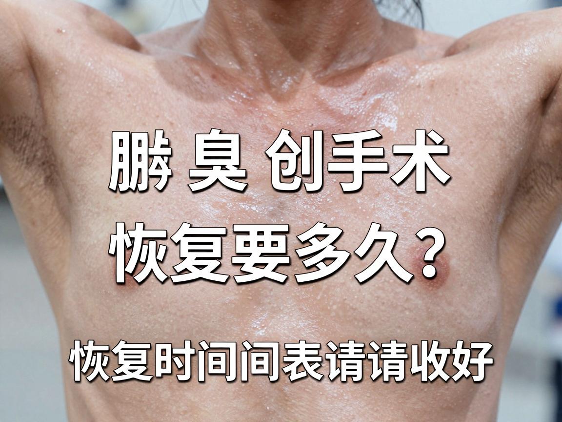 腋臭微创手术恢复要多久？这份恢复时间表请收好
