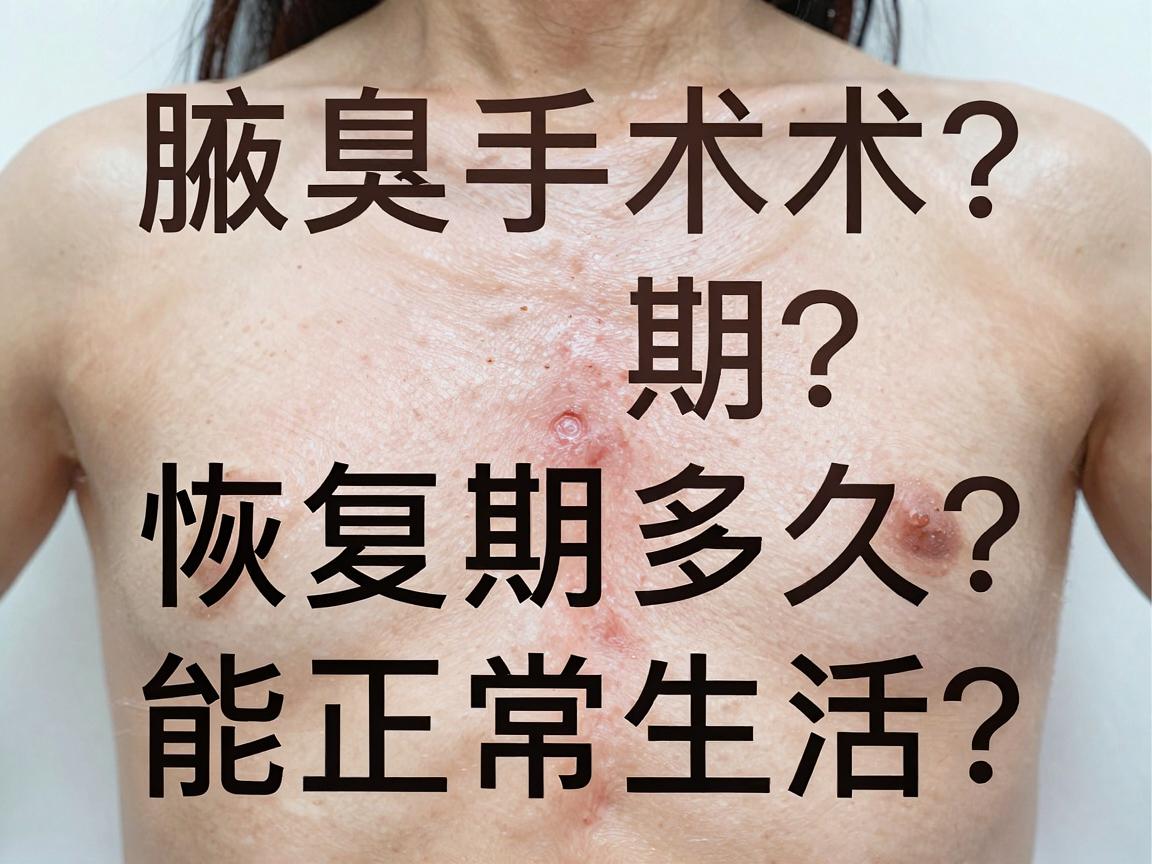微创腋臭手术恢复期多久？恢复期多久能正常生活？一文讲透恢复期全流程