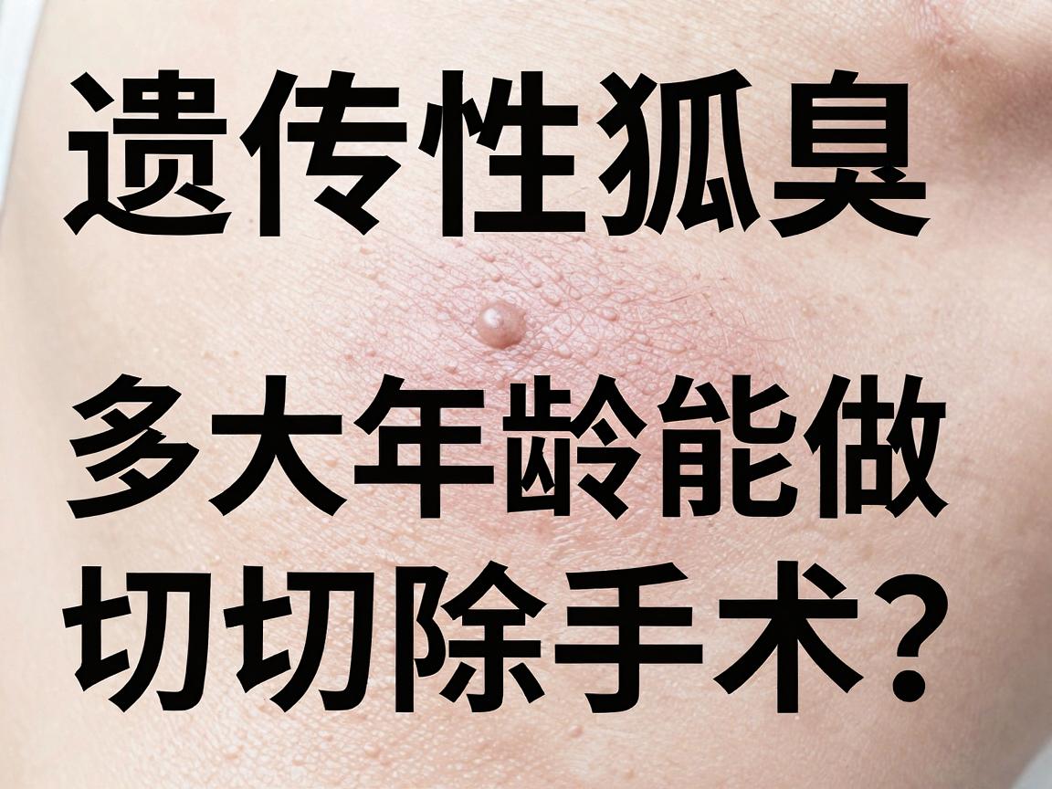 遗传性狐臭多大年龄能做切除手术？狐臭手术最佳年龄与遗传因素全解析