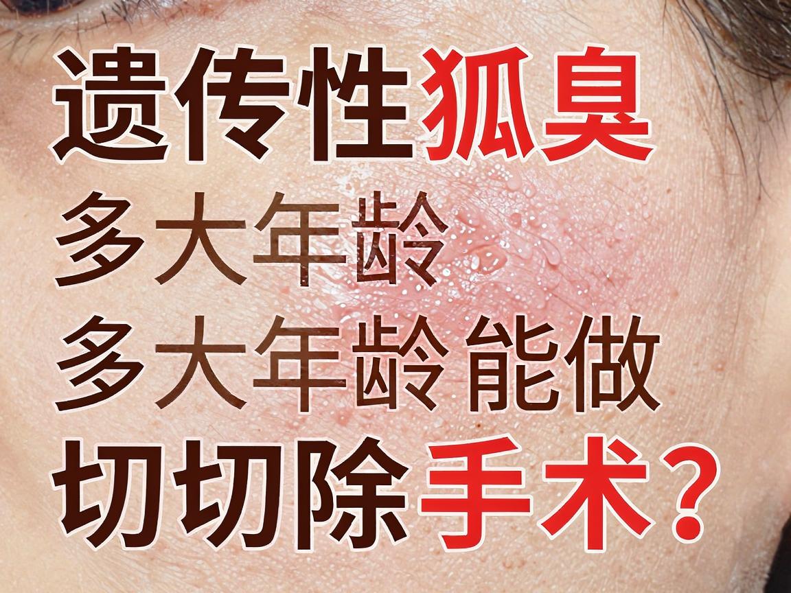 遗传性狐臭多大年龄能做切除手术？狐臭手术最佳年龄与遗传因素全解析