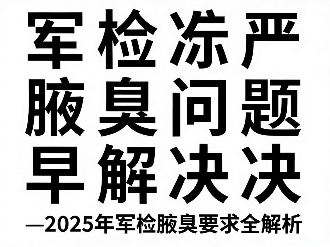 军检腋臭标准严,腋臭问题早解决—2025年军检腋臭要求全解析 军检腋臭标准严,腋臭问题早解决—2025年军检腋臭要求全解析