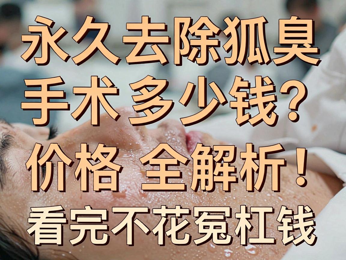 永久去除狐臭手术多少钱？价格全解析，看完不花冤枉钱