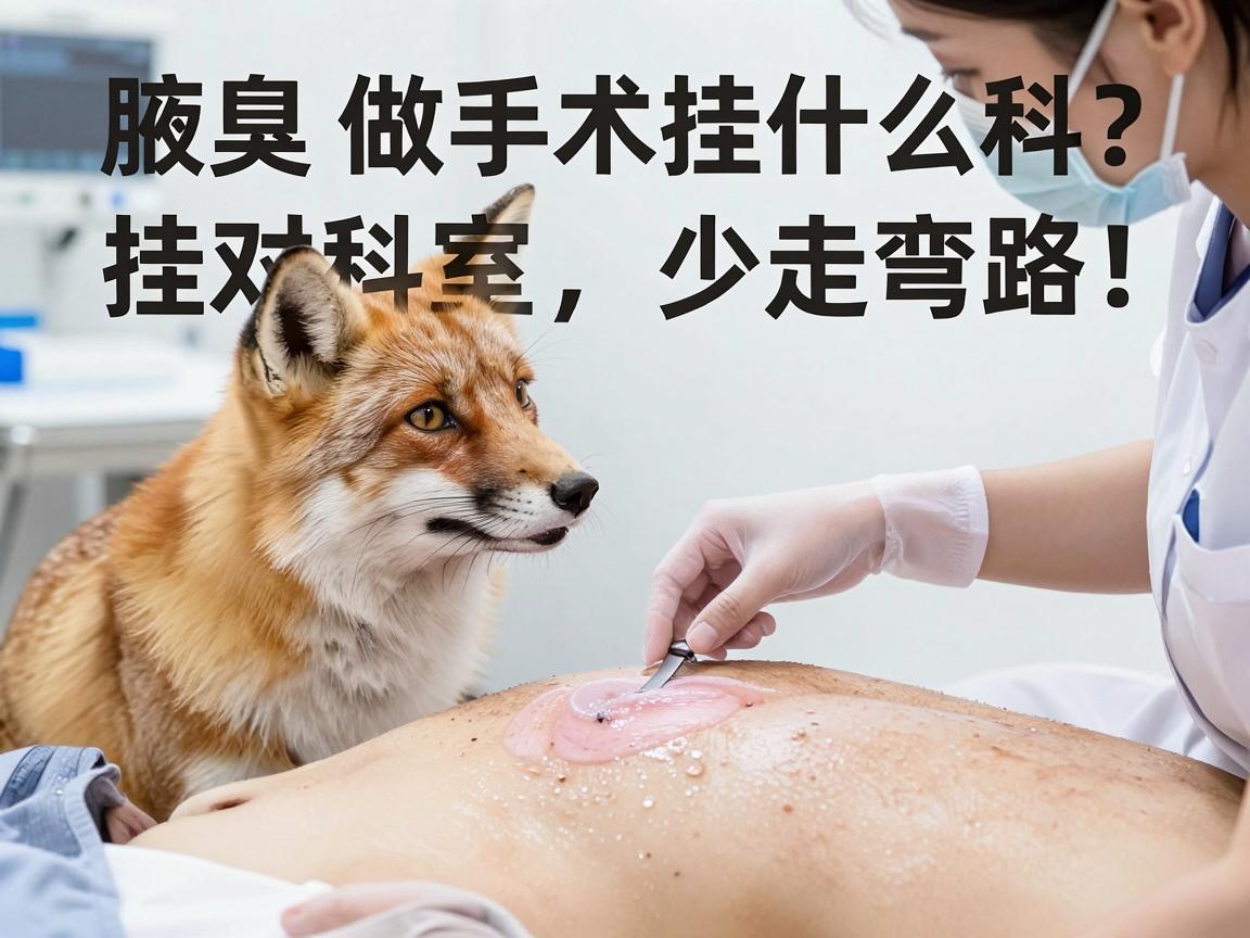 狐臭做手术去医院挂什么科？挂对科室，少走弯路！