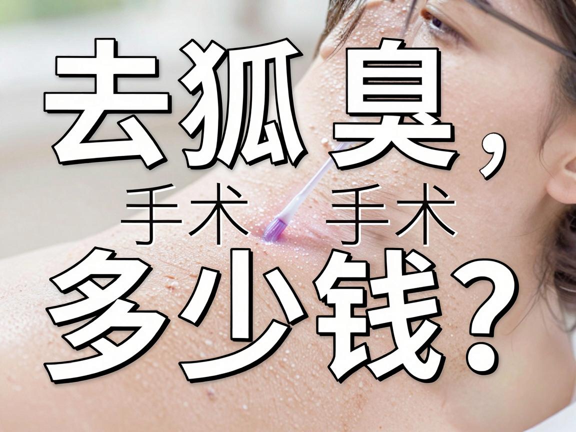 去狐臭手术多少钱？详解去狐臭手术的费用与价值，帮你算清这笔健康账