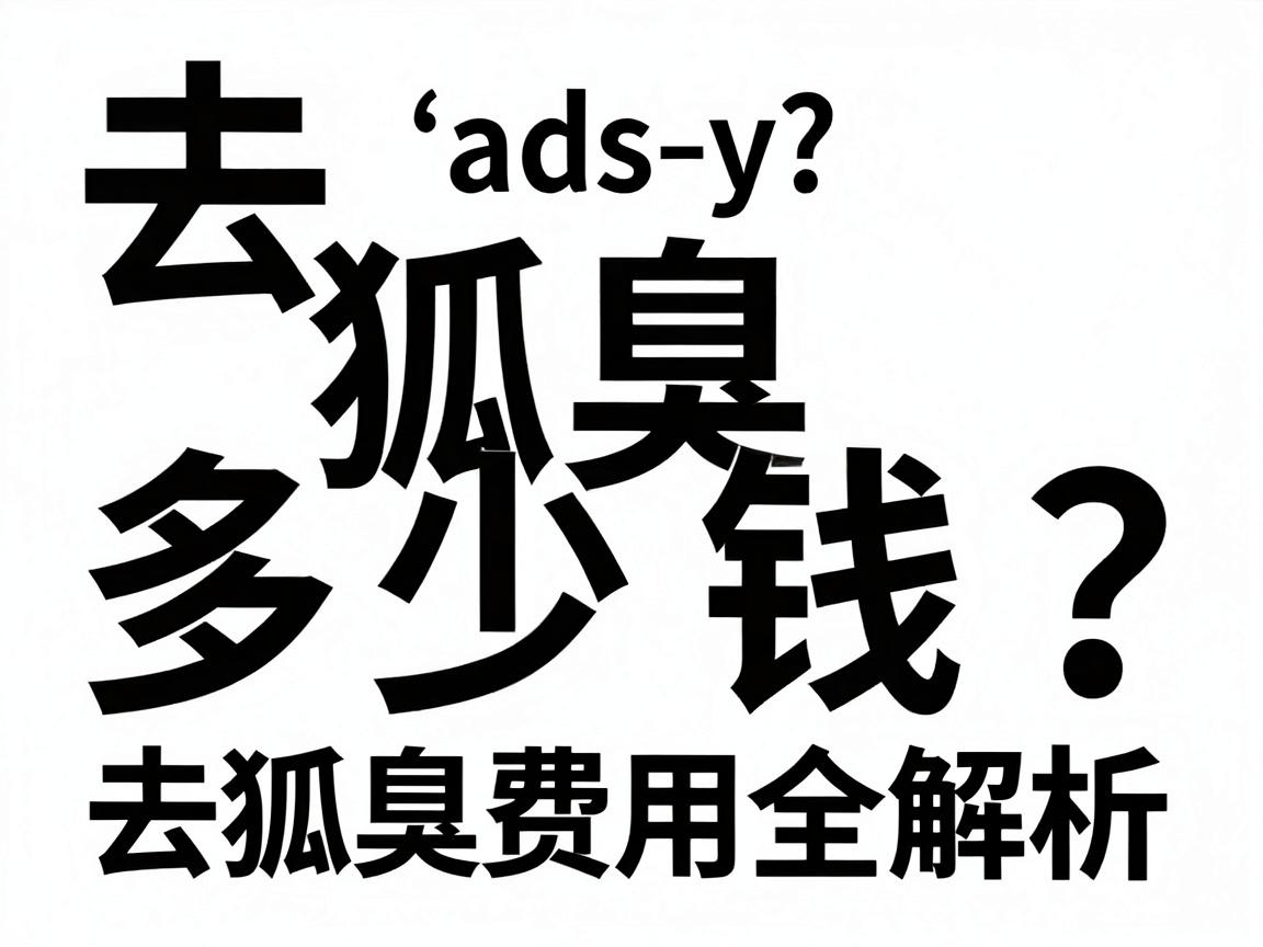 去狐臭多少钱？去狐臭费用全解析，带你避开价格陷阱