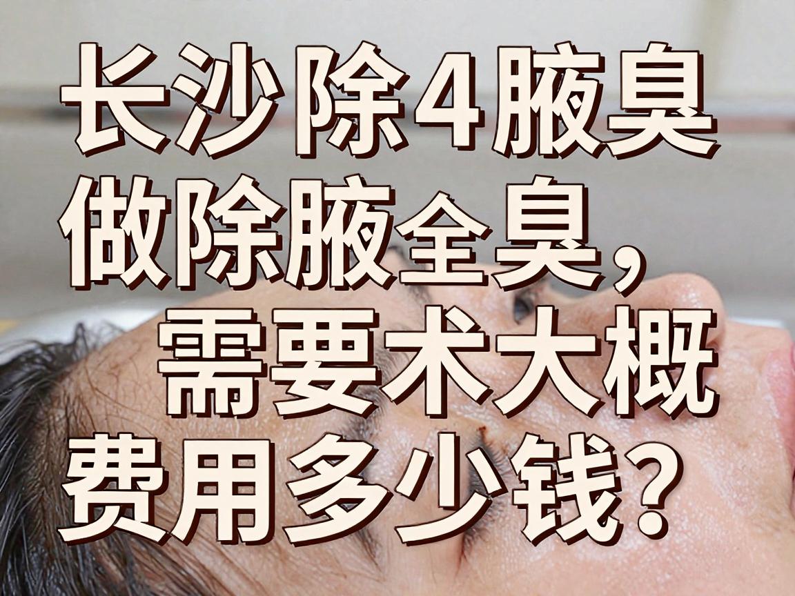 长沙做除腋臭手术大概需要多少钱？长沙除腋臭费用全解析
