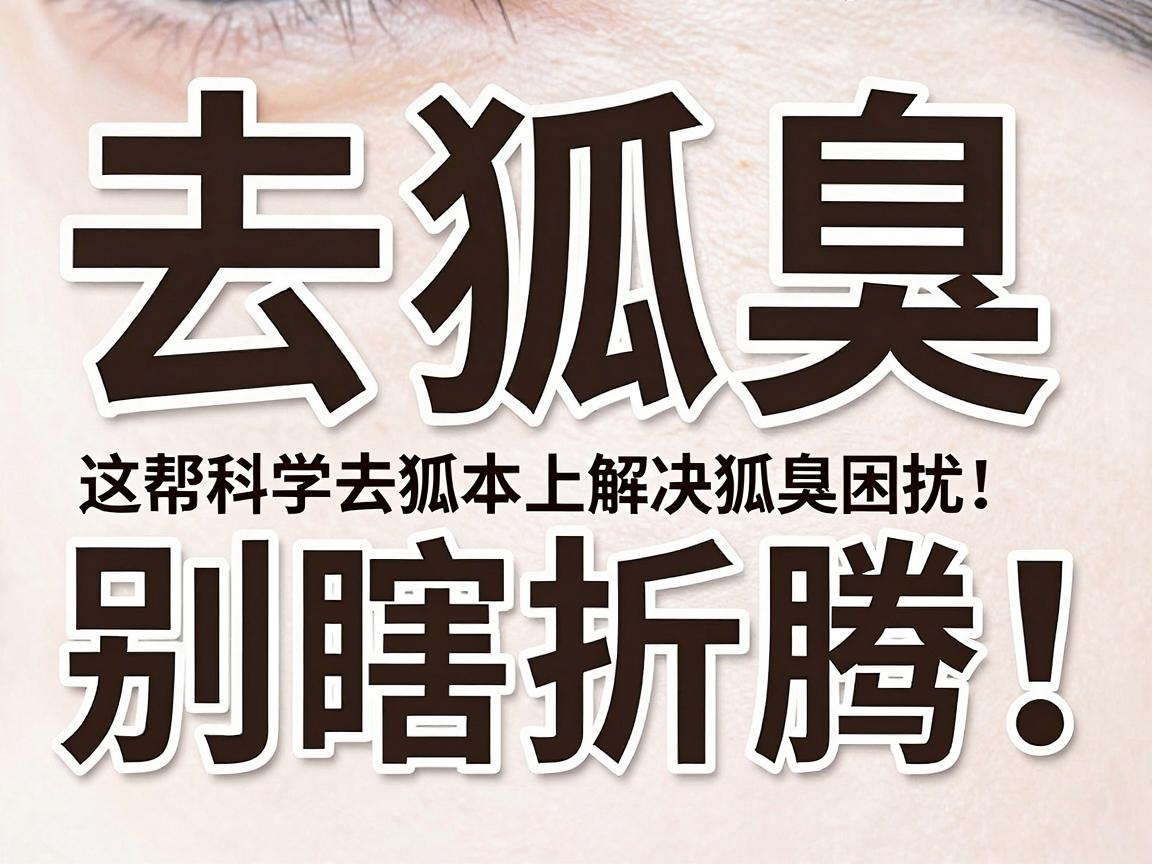 去狐臭,别瞎折腾!这份科学去狐臭指南,帮你从根本上解决狐臭困扰 去狐臭,别瞎折腾!这份科学去狐臭指南,帮你从根本上解决狐臭困扰