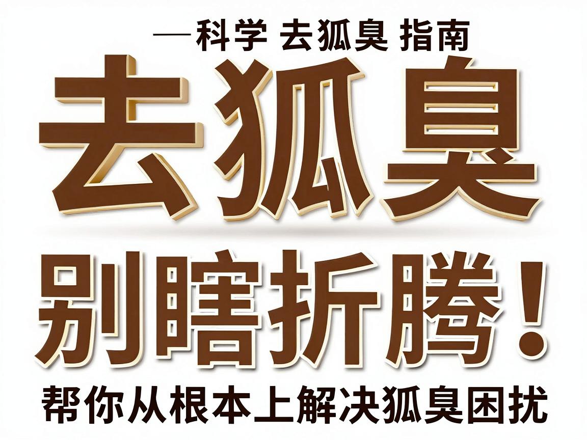 去狐臭,别瞎折腾!这份科学去狐臭指南,帮你从根本上解决狐臭困扰 去狐臭,别瞎折腾!这份科学去狐臭指南,帮你从根本上解决狐臭困扰