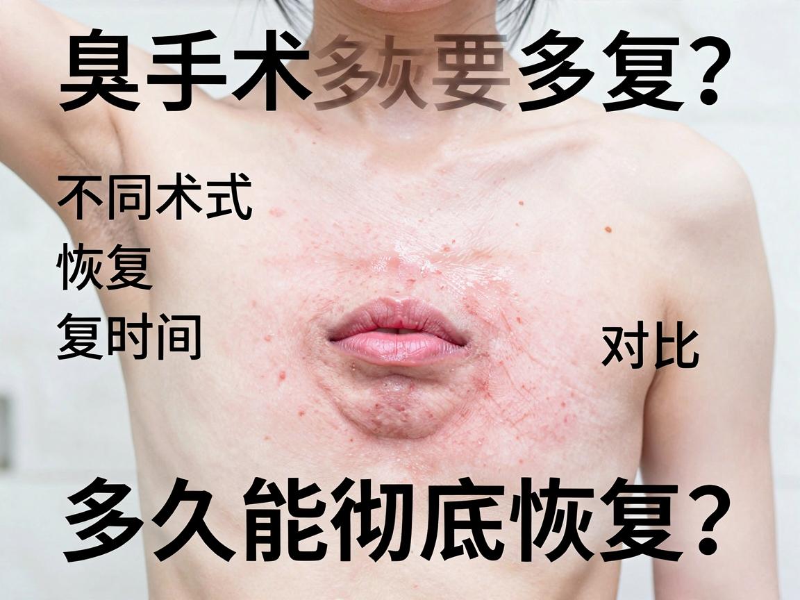 腋臭手术恢复要多久?不同术式恢复时间对比,多久能彻底恢复? 腋臭手术恢复要多久?不同术式恢复时间对比,多久能彻底恢复?