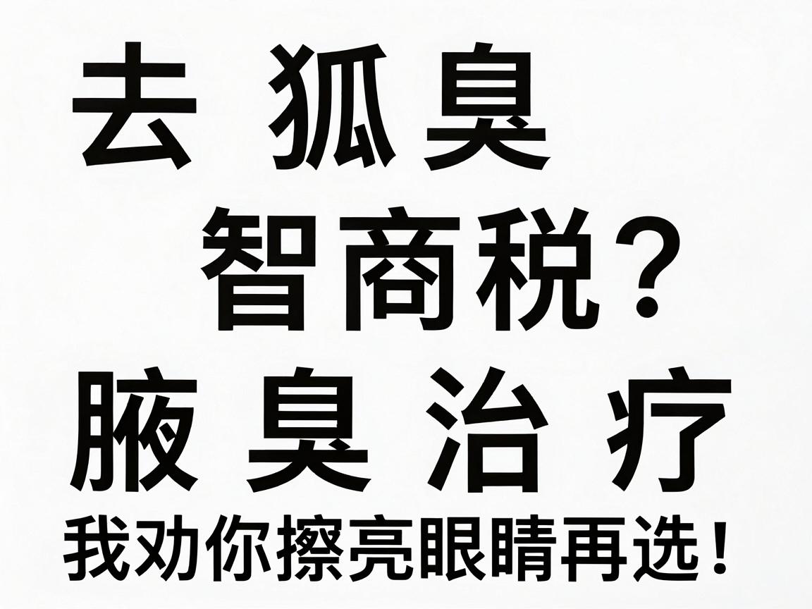 去狐臭排行榜第一名是智商税？腋臭治疗第一名方法，我劝你擦亮眼睛再选！