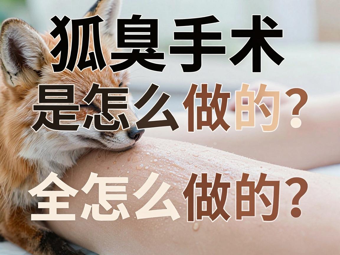 狐臭手术是怎么做的？一文拆解狐臭手术全过程，让你不再怕手术