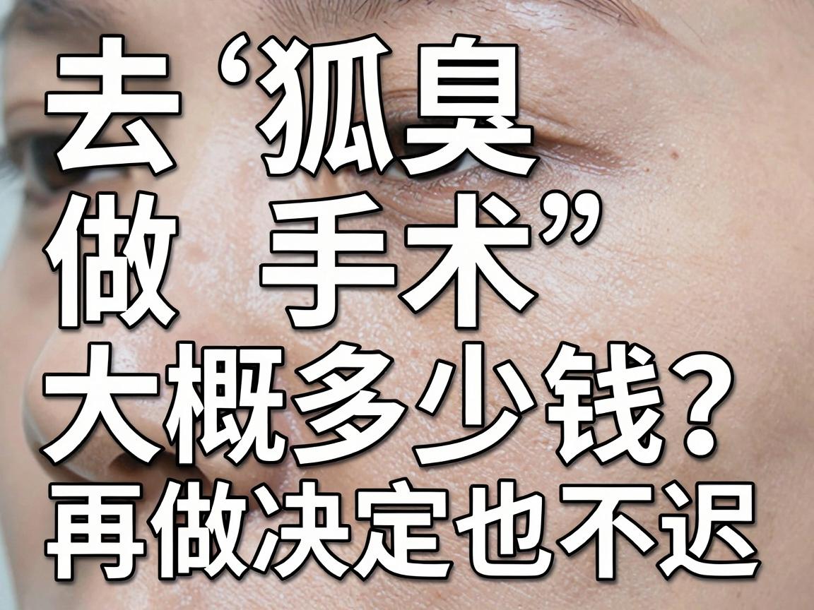 去狐臭做手术大概多少钱?看完这份费用清单,再做决定也不迟 去狐臭做手术大概多少钱?看完这份费用清单,再做决定也不迟