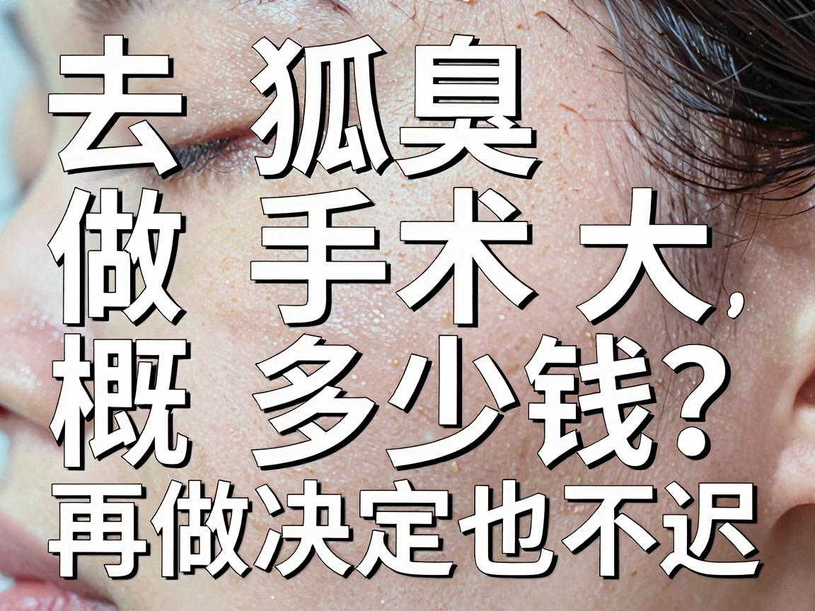 去狐臭做手术大概多少钱?看完这份费用清单,再做决定也不迟 去狐臭做手术大概多少钱?看完这份费用清单,再做决定也不迟
