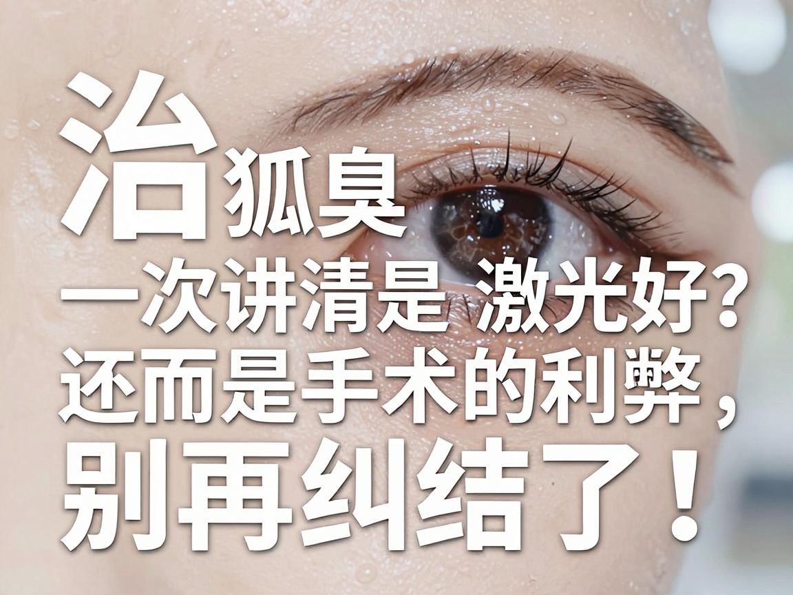 治狐臭是激光好还是手术好？一次讲清激光与手术的利弊，别再纠结了！