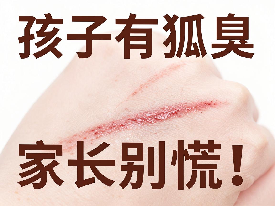 孩子有狐臭，家长别慌！儿童狐臭这样处理最有效