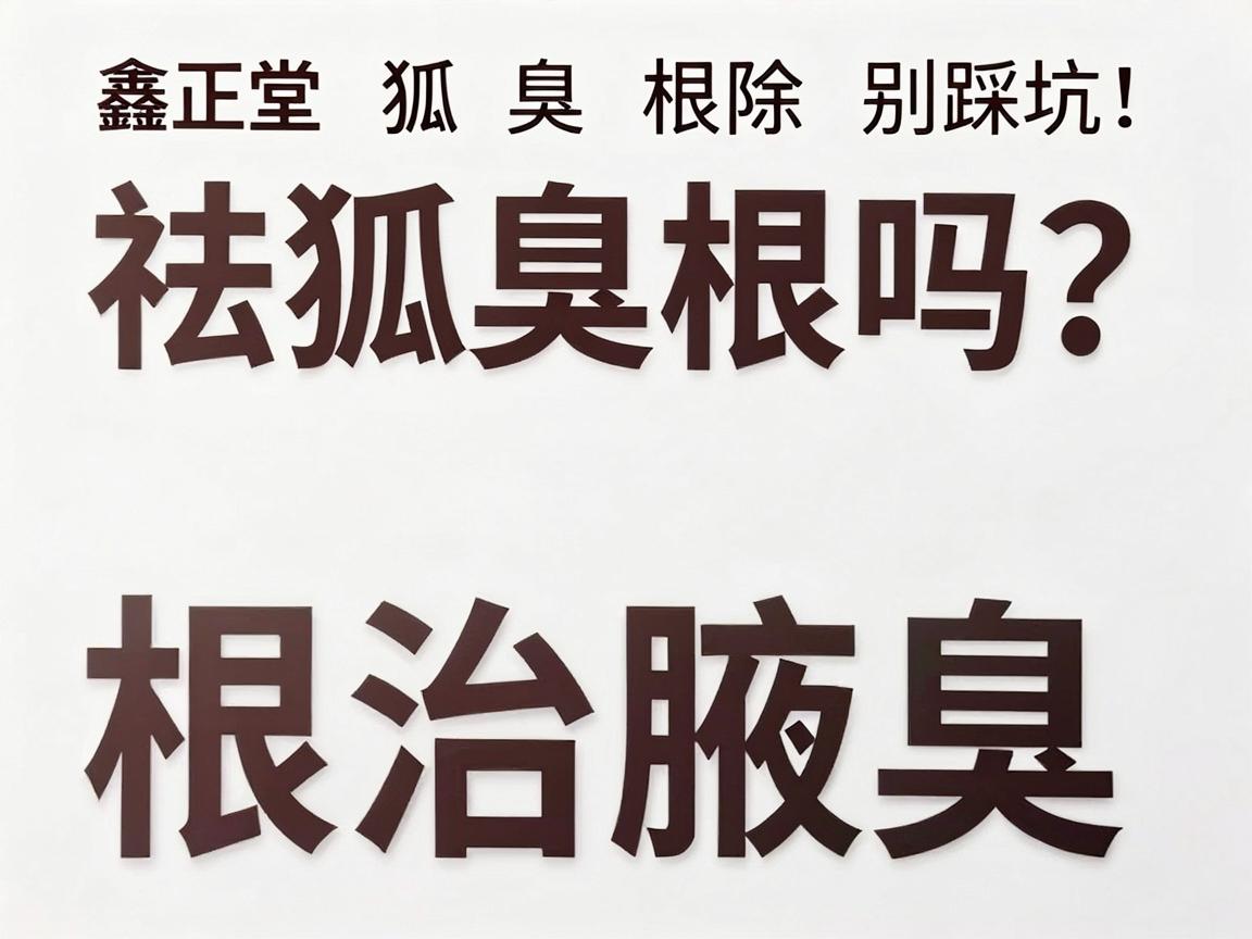 狐臭根除别踩坑!鑫正堂祛狐臭根吗?根治腋臭关键看这三点 狐臭根除别踩坑!鑫正堂祛狐臭根吗?根治腋臭关键看这三点